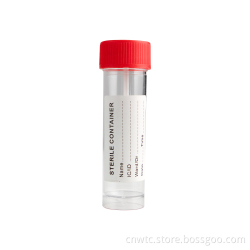 Disposable Sterile Plastic Urine Sample Containers - 30ml